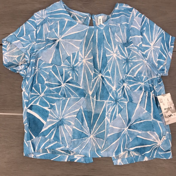 NWT RVCA Michelle blade shutter top large crop open back - Picture 3 of 12